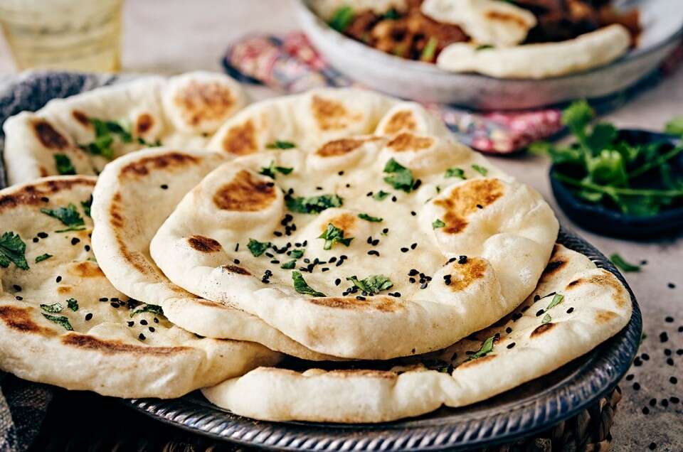 Indijski aromatični naan kruh - bez glutena i laktoze